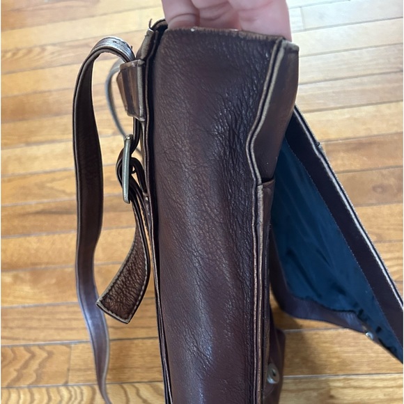 Frye Bags Frye Messenger Bag Vintage Distressed Leather Poshmark